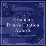PCEC STUDENTS RECEIVE GRADUATE DEAN'S CITATION AWARDS